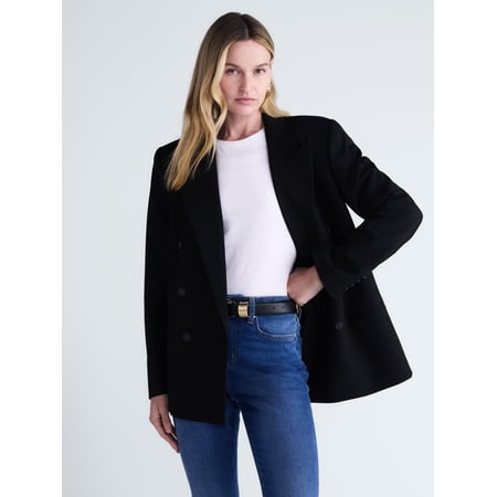 Scoop Women's Double Breasted Blazer, Sizes XS-XXL