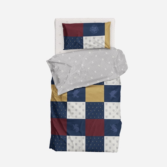 Harry Potter House Patchwork Twin Bed in a Bag Set for Kids