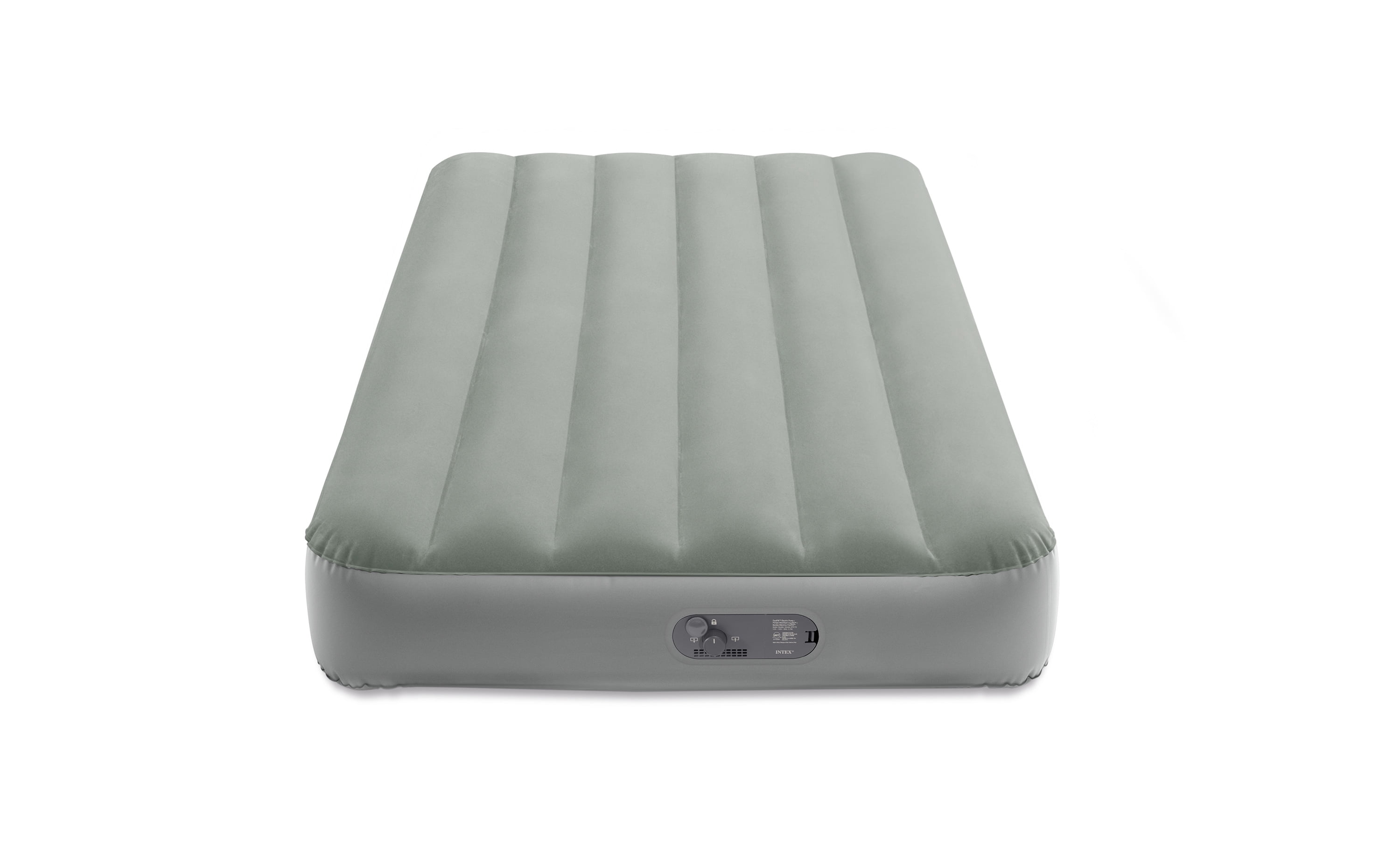Intex 10" Twin Standard Dura-Beam Airbed Mattress with Built in Pump