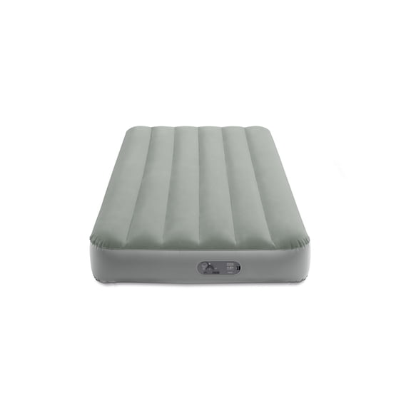 Intex 10" Twin Standard Dura-Beam Airbed Mattress with Built in Pump