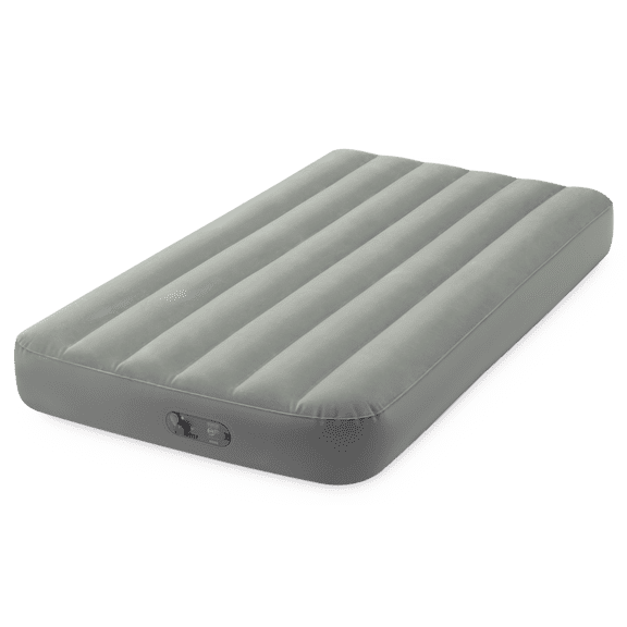 Intex 10" Twin Standard Dura-Beam Airbed Mattress with Built in Pump