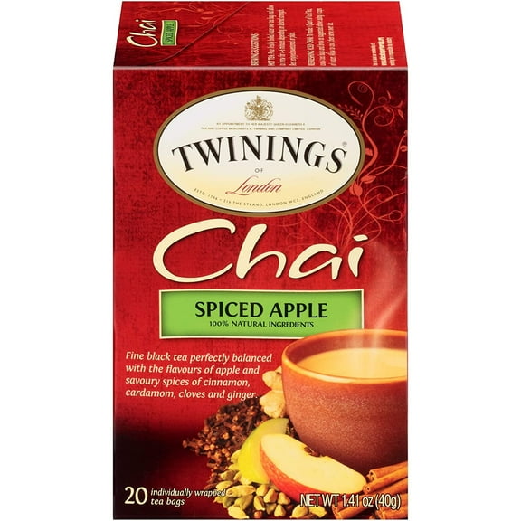 TWININGS TEA, TEA,CHAI,SPICED APPLE 20 BAG