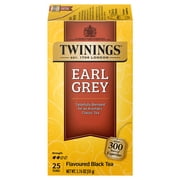 Twinings Flavored Black Tea, Earl Grey , 25 Tea Bags, 1.76 oz (50 g)