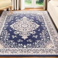 thumbnail image 1 of TWINNIS Area Rug Flowers Boho Design Rug for Living Room,Bedroom,5'x7',Blue, 1 of 7
