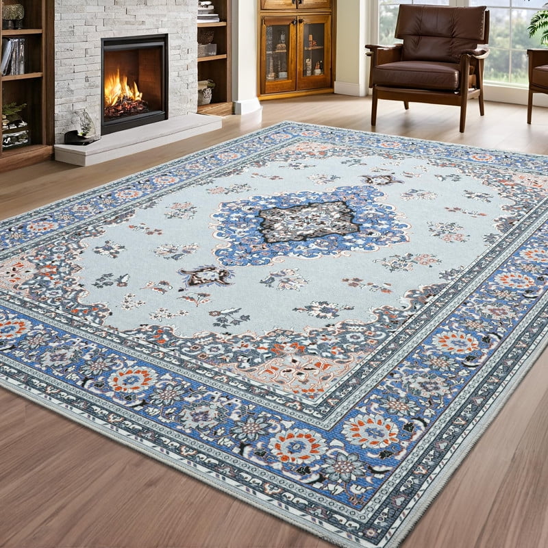 Tinx Living Room Rug TWINNIS Area Rug for Living Room Persian Rug Vintage Boho Carpet for ...