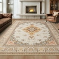thumbnail image 1 of TWINNIS Area Rug for Living Room Persian Rug Vintage Boho Carpet for Bedroom,Tan,8'x10', 1 of 7
