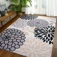 thumbnail image 1 of TWINNIS Area Rugs Floral Boho Rug Floor Carpet for Living Room Bedroom,4'x6',Gray, 1 of 7