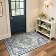 thumbnail image 1 of TWINNIS Boho Area Rug Soft Indoor Living Room Carpet,Light Blue Bohemian Rug for Bedroom,2'x3'Non-Slip Washable Decorative Rug, 1 of 7