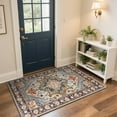 thumbnail image 1 of TWINNIS Boho Area Rug Soft Indoor Living Room Carpet,Orange Bohemian Rug for Bedroom,2'x3'Non-Slip Washable Decorative Rug, 1 of 7