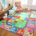 thumbnail image 1 of TWINNIS Kids Playmat Rugs ABC Educational Learning Area Rugs Carpet for Kids Playroom Classroom,6'x9',Multi-color, 1 of 8