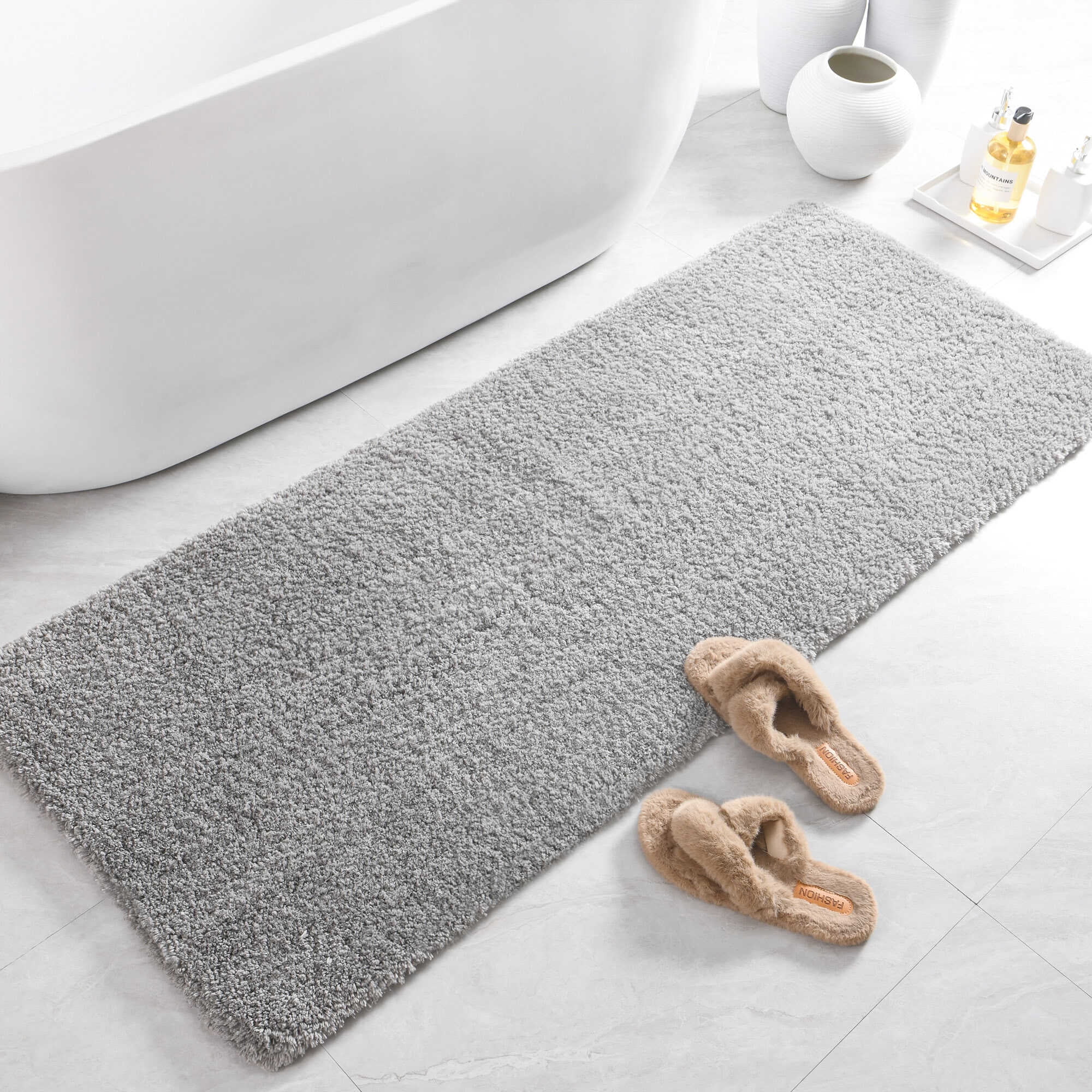 TWINNIS Micrifiber Bathroom Rug Mat,Runner Non-Slip Absorbent Mat ...