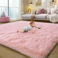 thumbnail image 1 of TWINNIS Shag Area Rug,9'x12'Soft Fluffy Area Rugs for Living Room Bedroom Kids Room Decor Carpet,Pink, 1 of 6