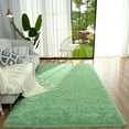 thumbnail image 1 of TWINNIS Shaggy Fuffly Area Rugs Super Soft Kids Carpet for Bedroom/Livingroom/Nursery Room,5’x8',Matcha Green, 1 of 7