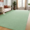 thumbnail image 1 of TWINNIS Soft Area Rug for Living Room Memory-Foam Carpets,Matcha Green,5'x7', 1 of 7