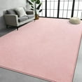 thumbnail image 1 of TWINNIS Soft Area Rug Modren Rugs for Living Room Memory-Foam Carpets,Softness Rugs for Bedroom,Pink,6'x9', 1 of 7