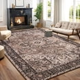 thumbnail image 1 of TWINNIS Vintage Rugs Area Rugs Non-Slip Rugs for Living Room,5'x7',Brown, 1 of 7