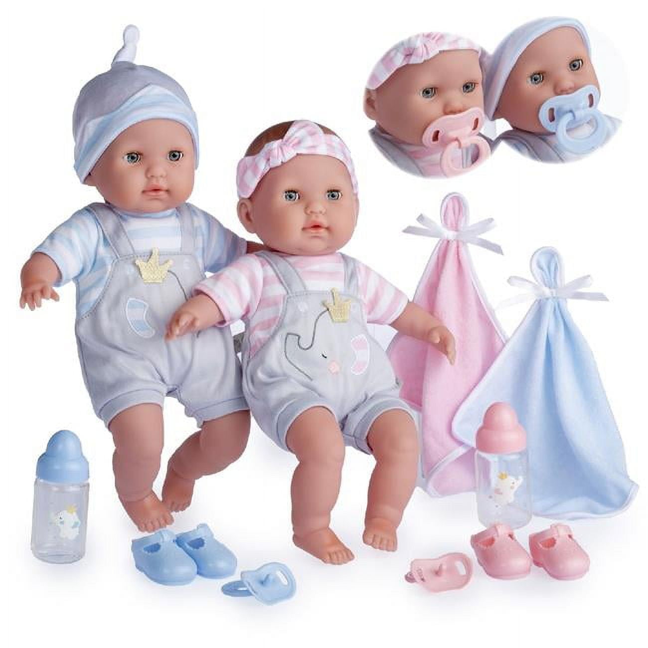 TWINS 15 in. Soft Body Baby Doll for Open Close Eyes Walmart