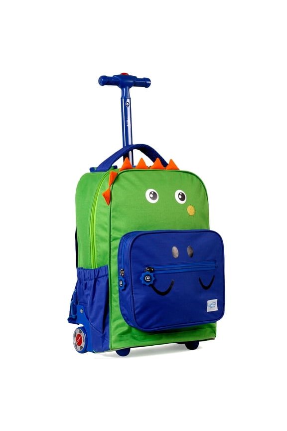 TWISE Twise Side-kick Rolling Backpack, Dino