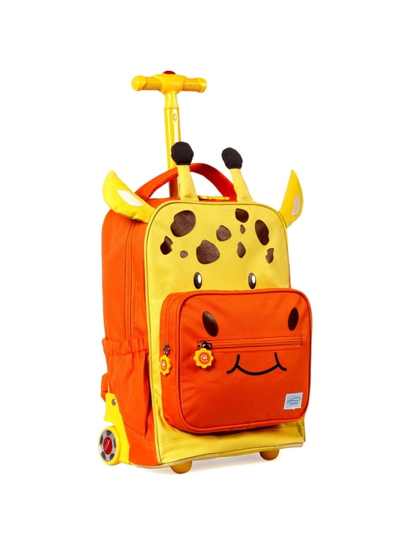 TWISE Twise Side-kick Rolling Backpack, Giraffe