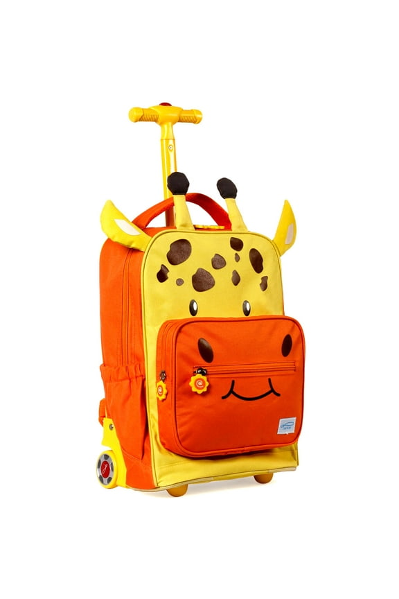 TWISE Twise Side-kick Rolling Backpack, Giraffe