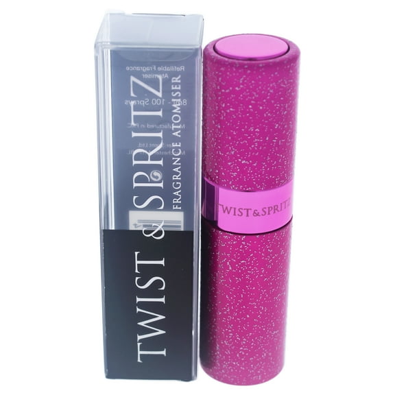 Twist and Spritz Atomiser - Hot Pink Glitter