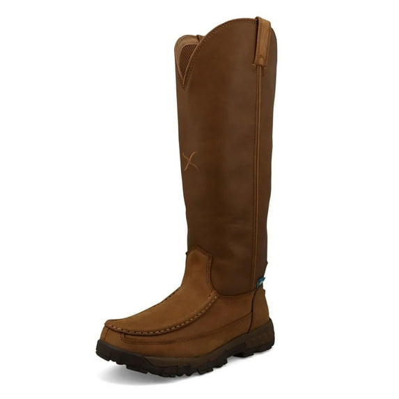 TWISTED X Adult Female 16in Snake Boots, Color: Lion Tan, Size: 6.5, Width: M
