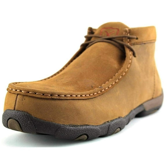 TWISTED X Adult Female Driving Moccasins, Color: Distressed Saddle, Size: 7, Width: W