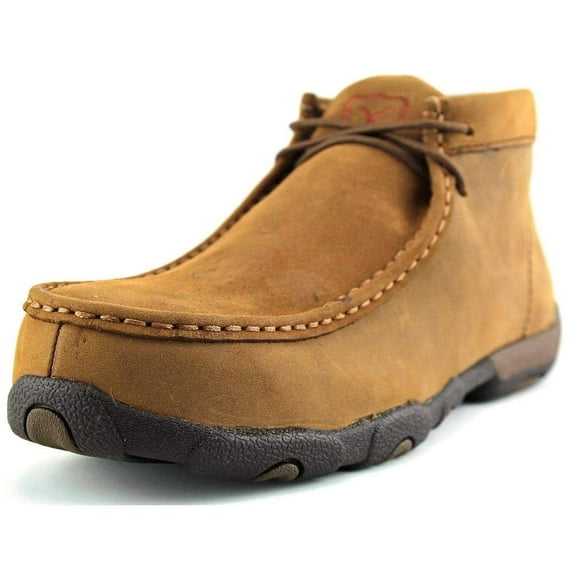 TWISTED X Women's Driving Moccasins, Color: Distressed Saddle, Size: 8, Width: W (WDMST01-8-W0