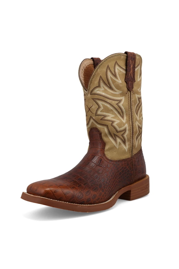 Adult Male 11in Tech X Ginger/Pear Western Boots, Size: 13, Width: D (MXTR019-D-13)