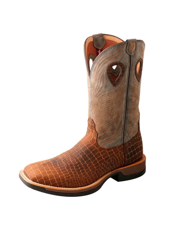 Adult Male 12" Tech X Boots, Color: Brown & Gray, Size: 12, Width: EE