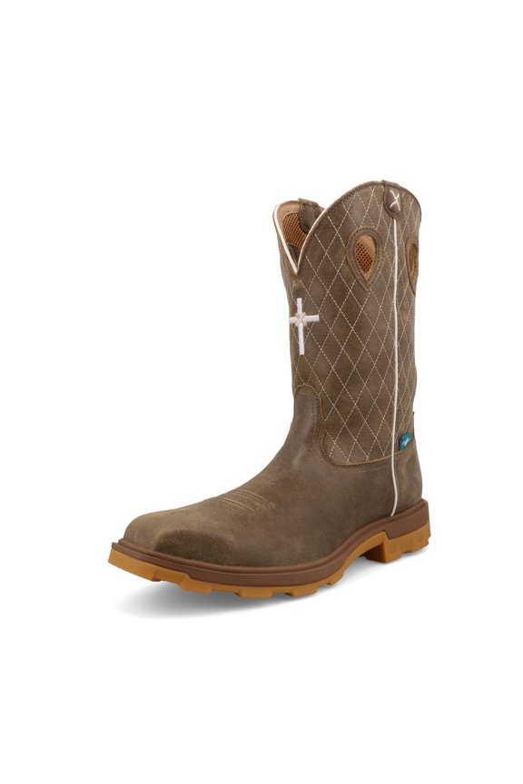 Adult Male 12in UltraLite X Work Boots, Color: Bomber, Size: 9.5, Width: EE
