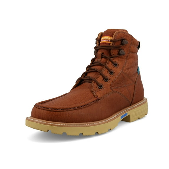 TWISTED X Adult Male 6in Work Boots, Color: Rust, Size: 10.5, Width: M