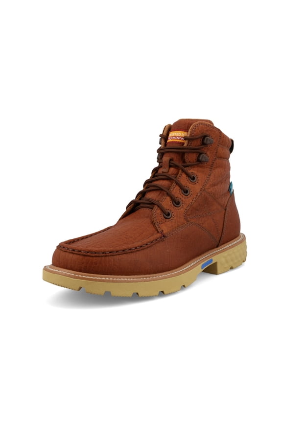 Adult Male 6in Work Boots, Color: Rust, Size: 11.5, Width: W