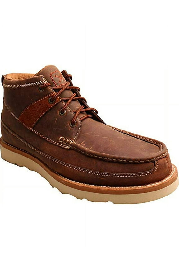 Adult Male Casual Shoe, Color: Oiled Saddle, Size: 14, Width: W