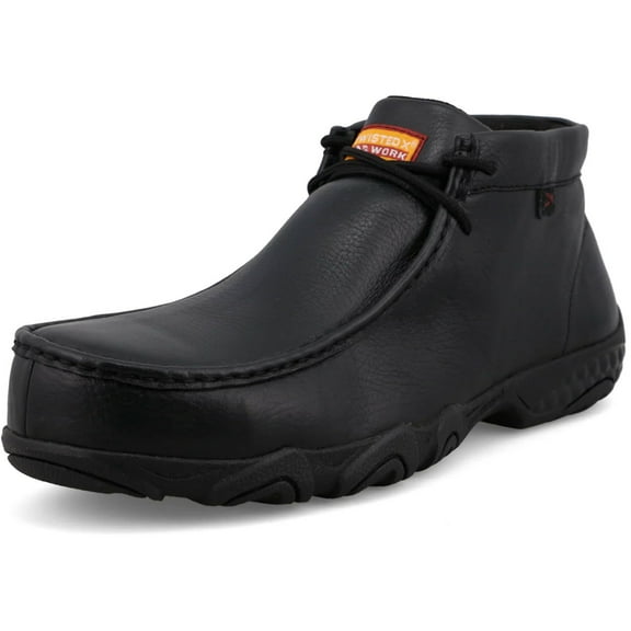 TWISTED X Adult Male Work Chukka Black Driving Moc, Size: 12, Width: W