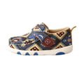 thumbnail image 1 of TWISTED X Infant Unisex Driving Moccasins, Color: Blue Multi Aztec, Size: 5, Width: M, 1 of 5