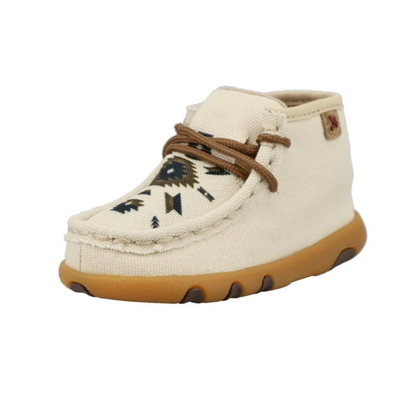 TWISTED X Infant's Chukka Beige Multi Driving Moc, Size: 9, Width: M