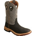 thumbnail image 1 of TWISTED X Male 12" Western Rubberized Brown/Gray Work Boots with CellStretch, Size: 12, Width: D, 1 of 5