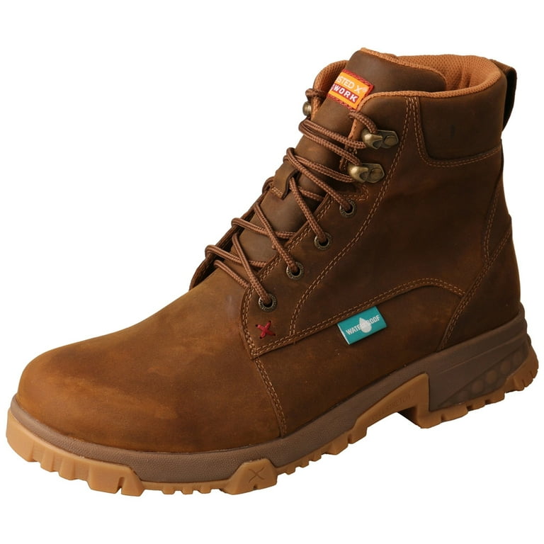 TWISTED X Men s 6 Work Boot Color Distressed Saddle Size 10.5 Width M MXCW001 M 10.5 Walmart