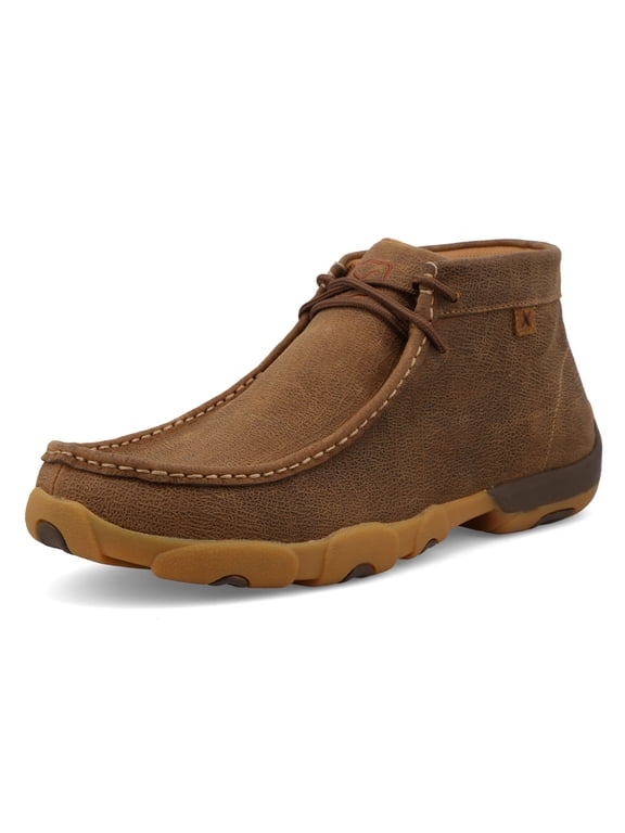Men's Chukka Brunette Driving Moc, Size: 9, Width: M
