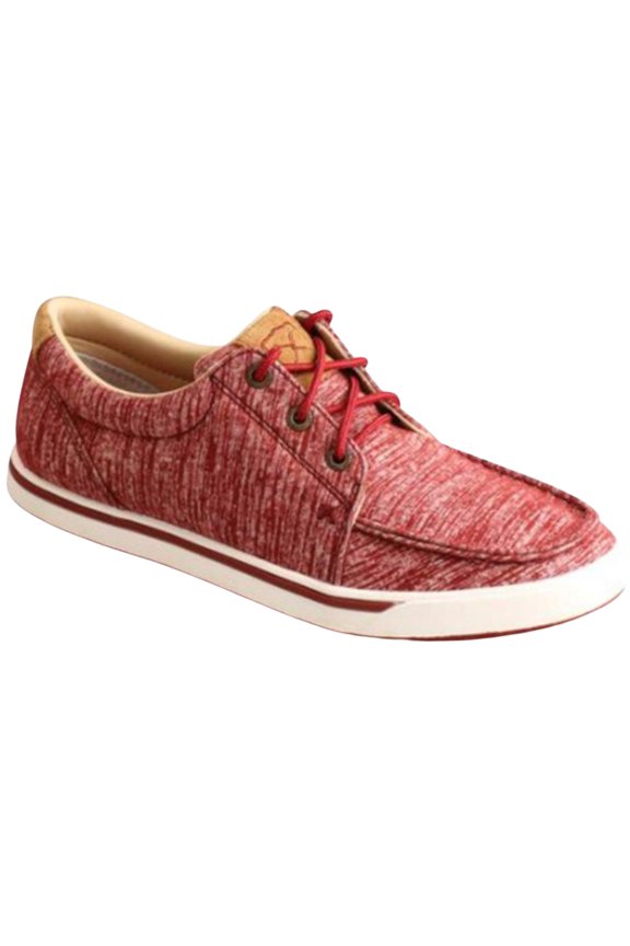 Women's Kicks Casual Shoes Moc Toe Red 7 M US