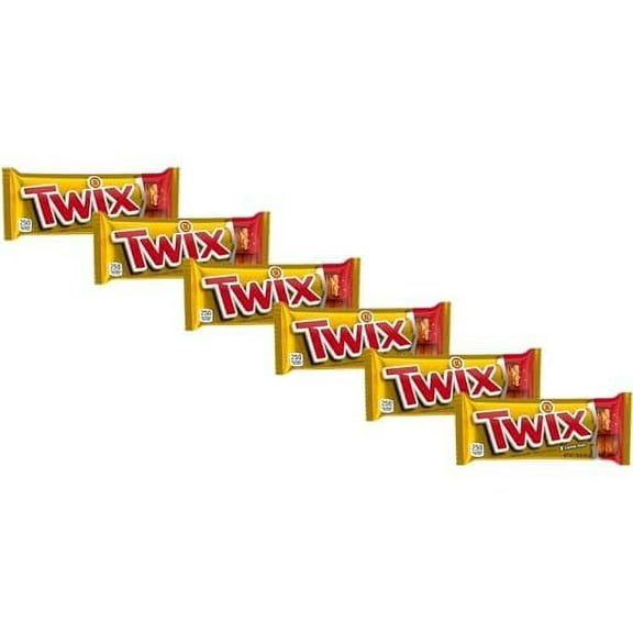 TWIX Caramel Chocolate Cookie Candy Bar in Full Size - Sweet Delight in Every Pack! | 1.79 oz | Choose from 12, 16, 24, and 36 Count Multipacks for Parties - Gift for Kids/Birthday (6)