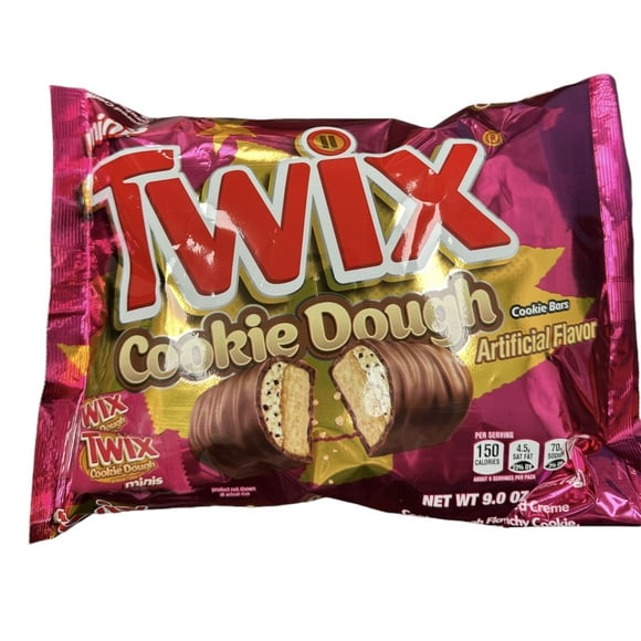 TWIX MINIS COOKIE DOUGH LAY DOWN BAG CHRISTMAS 9 OUNCES PER BAG