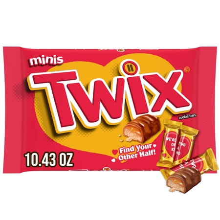 Twix Mates Chocolate Valentine's Day Candy Bars - 10.43 oz