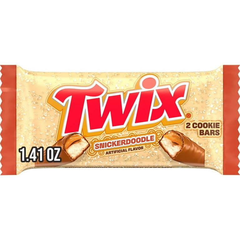 TWIX, Snickerdoodle Cookie Chocolate Candy Bar, 1.4 Oz - Walmart.com