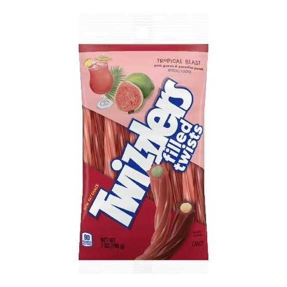 TWIZZLER Guava Punch Candy - 7 Ounce Peg Bag (Pack of 1)