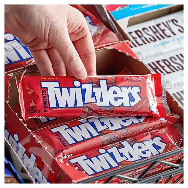 TWIZZLERS Strawberry Licorice 2.5 oz. - 18/Box