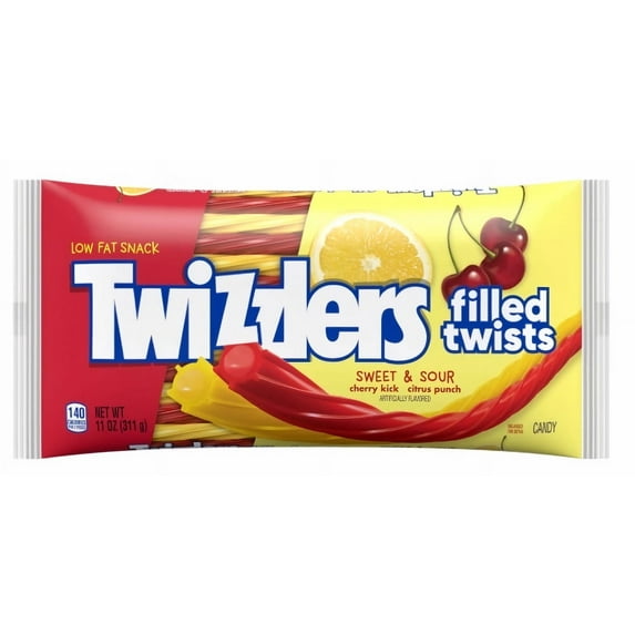 TWIZZLERS Sweet and Sour Filled Twists (Pack of 3)