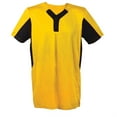 thumbnail image 1 of TWO BUTTON JERSEY-ADULT-3X-GOLD/BLACK, 1 of 1