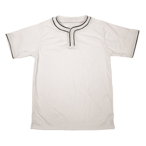 TWO-BUTTON,MOISTURE MGMT-ADULT-WHT/BLK-3X